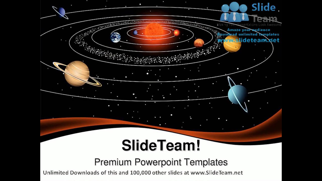 Solar system powerpoint template free download pdf